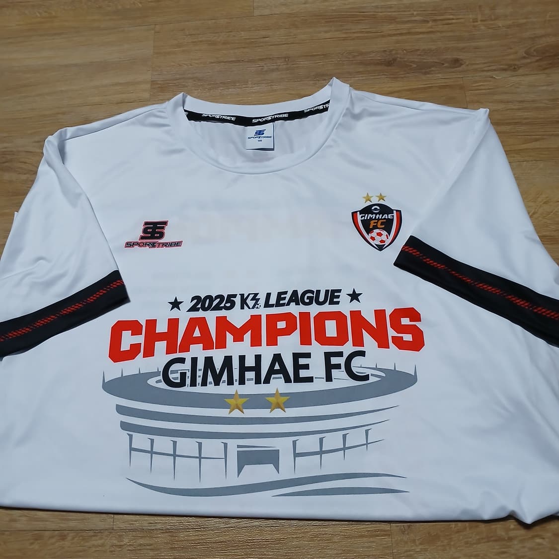 2025 K3리그 김해FC 우승 반팔티 축구 풋살 져지 상품이미지1