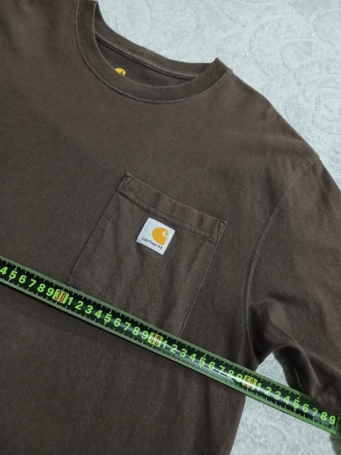 칼하트 브라운 포켓 반팔티 S 상품이미지8