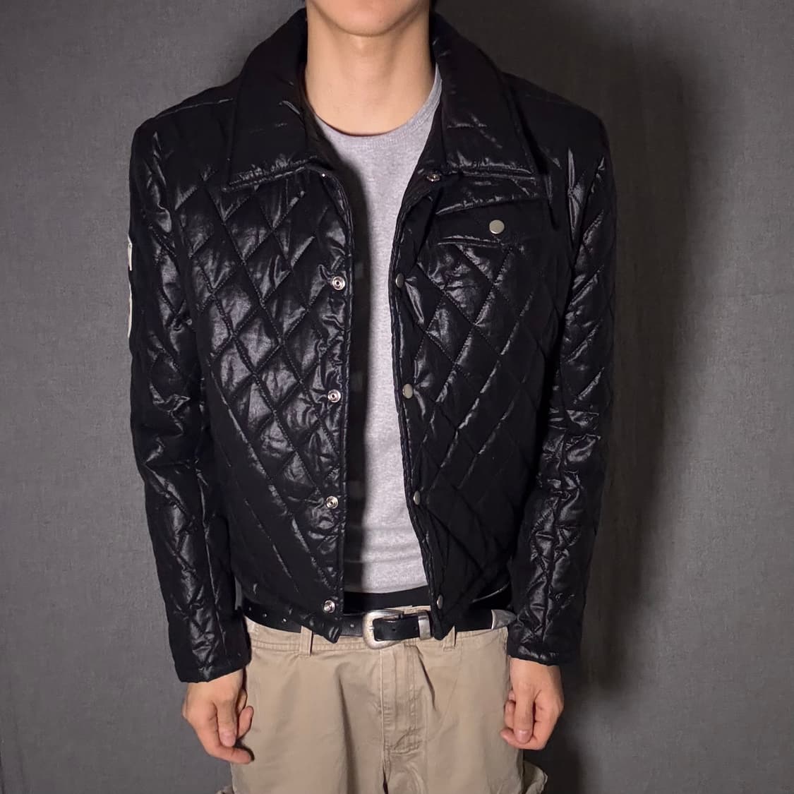 blue sunflower 퀄팅 라이더 자켓 상품이미지3