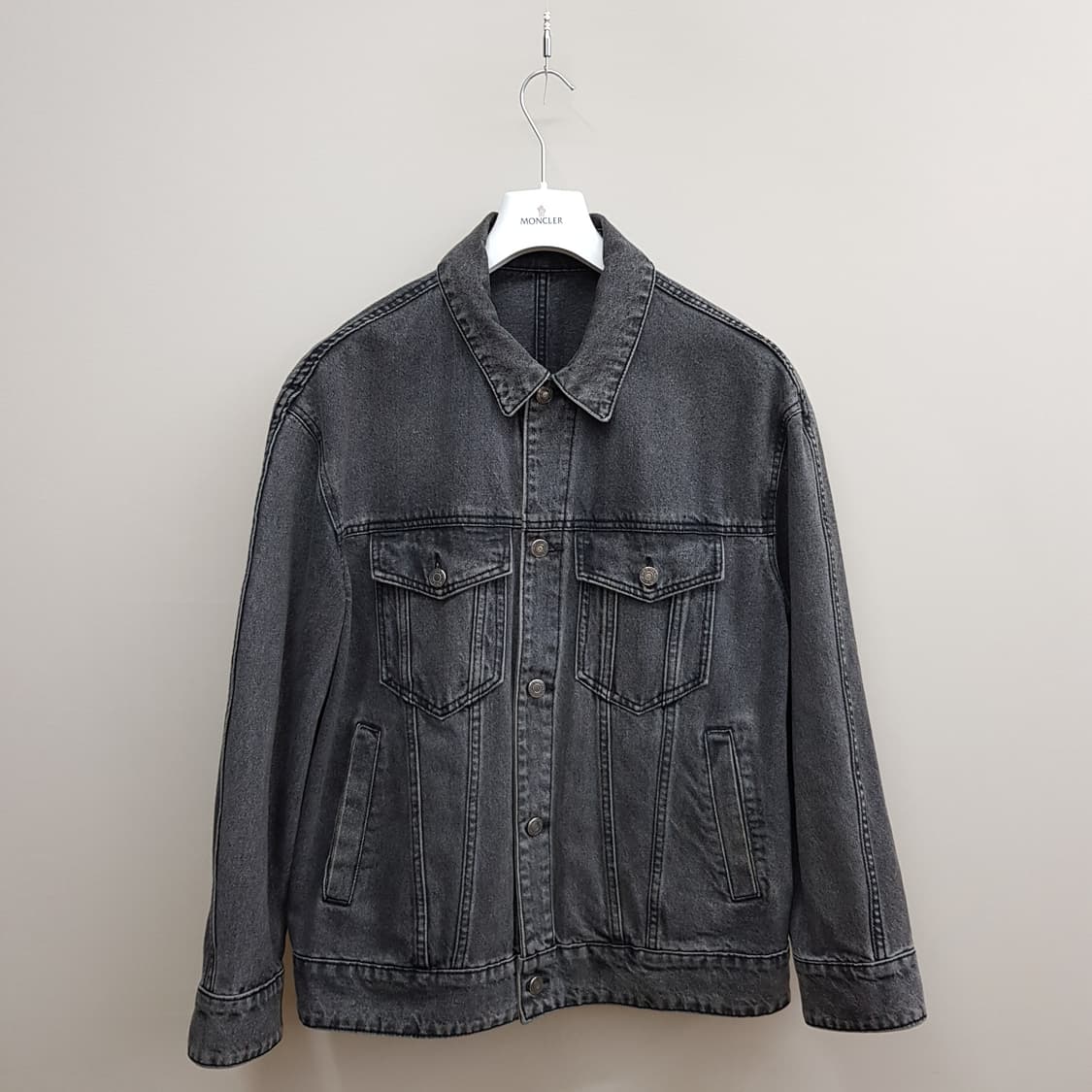 한섬 SYSTEM 시스템 2021 오버핏 데님 자켓 95사이즈 상품이미지1