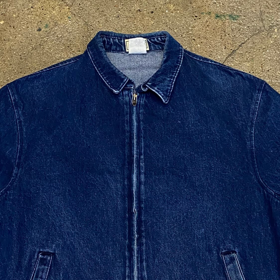 레어 90s Made in USA 빈티지 엘엘빈 데님 스윙자켓 스윙탑 상품이미지3