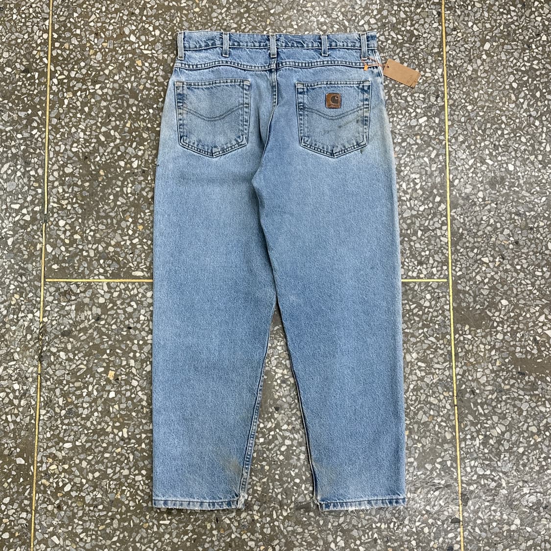 칼하트 블루 진 데님 팬츠 B17-DST 35 상품이미지2