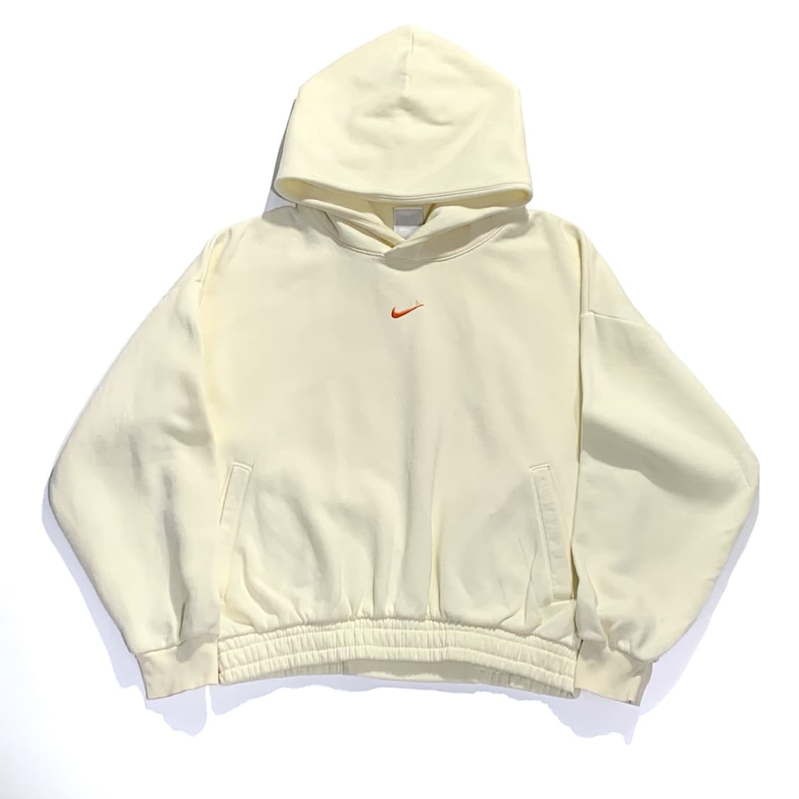 나이키 크롭 아이보리 후드티  상품이미지2