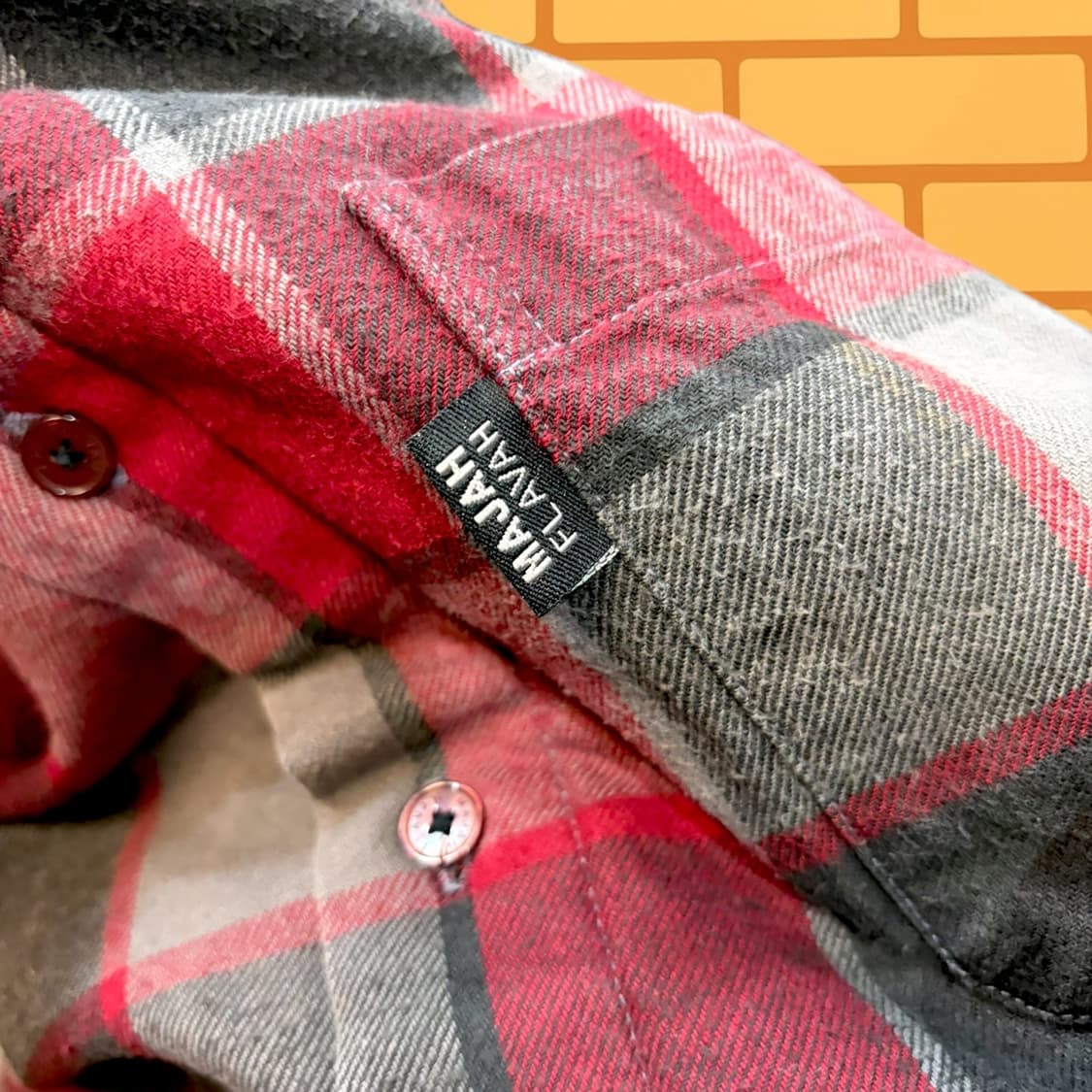 Majah Flavah 퀼팅 워크 셔츠 자켓 (L) 상품이미지7