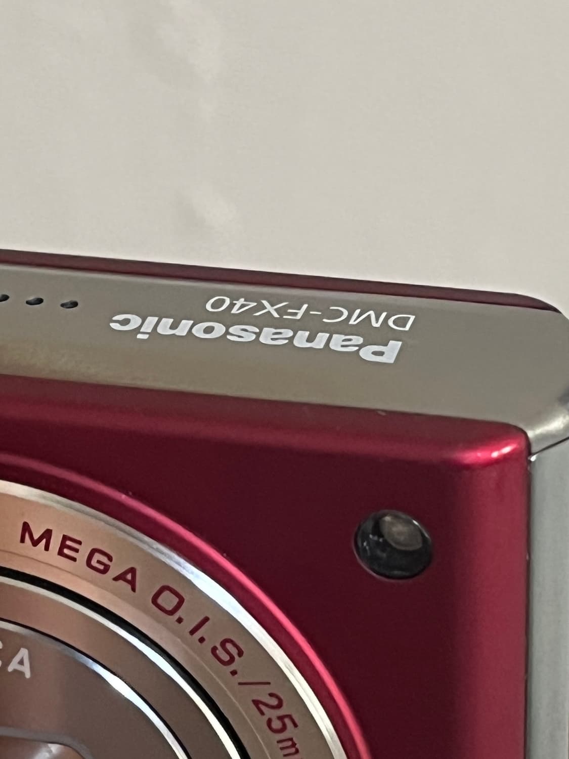 panasonic lumix dmc-fx40 red 상품이미지9