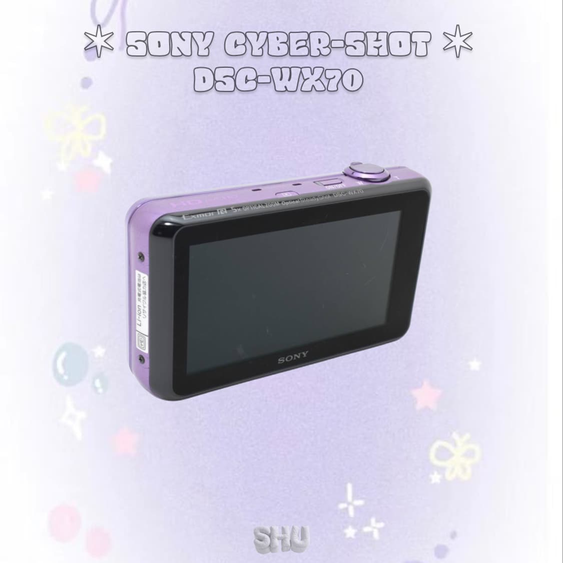 소니 사이버샷 DSC-WX70 빈티지 디카  퍼플 상품이미지8