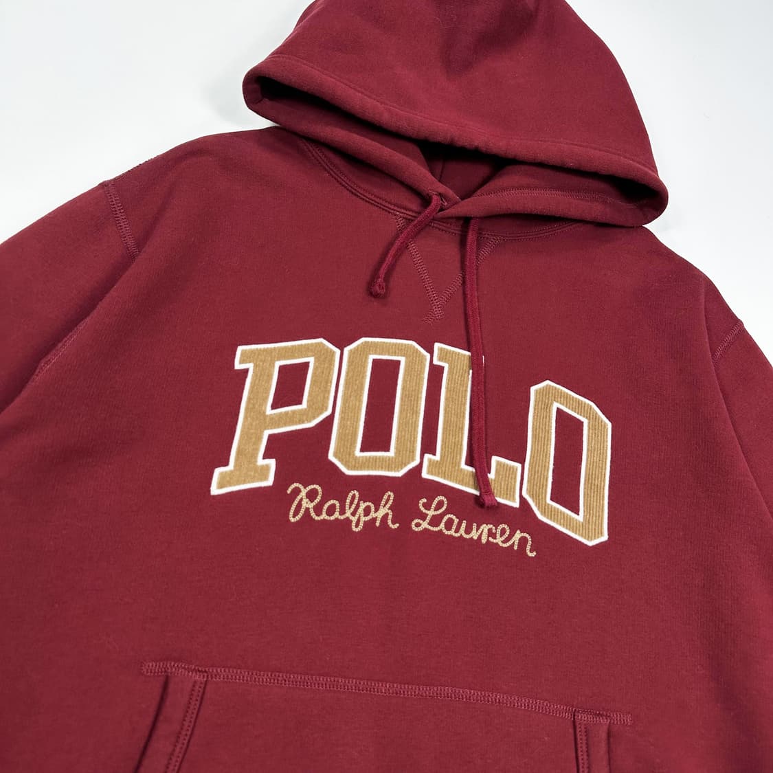 폴로 랄프로렌 클래식 후드티 버건디 L 상품이미지3