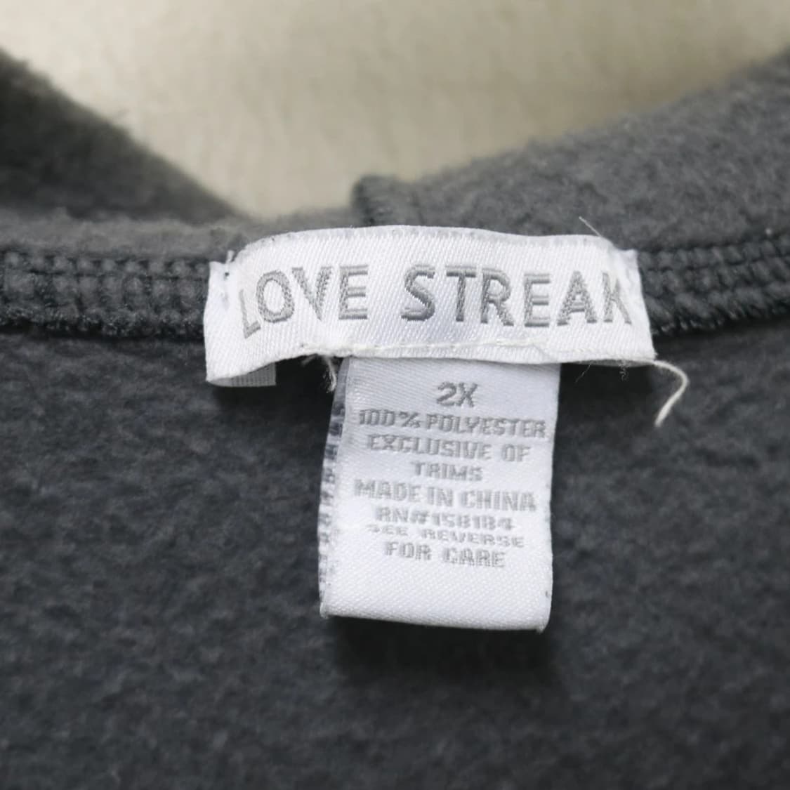 LOVE STREAK 고스로리 차콜 후드집업 59707 상품이미지8