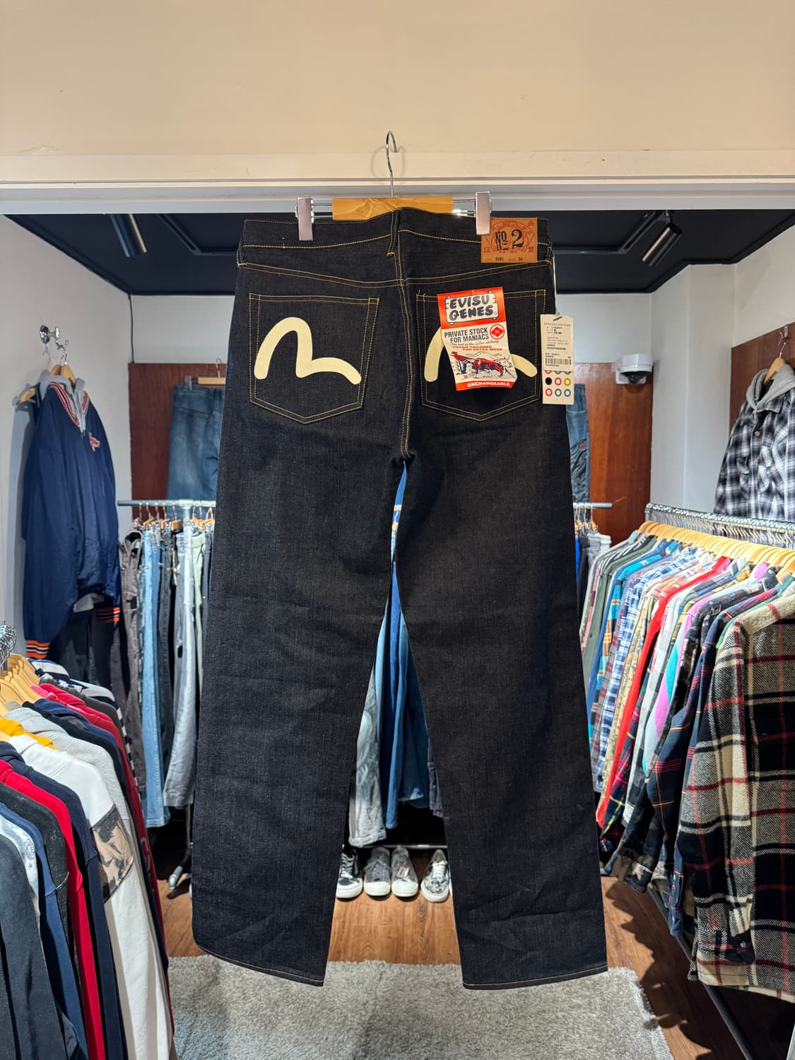 에비수 NO2 셀비지 데님팬츠 새상품 36 상품이미지1