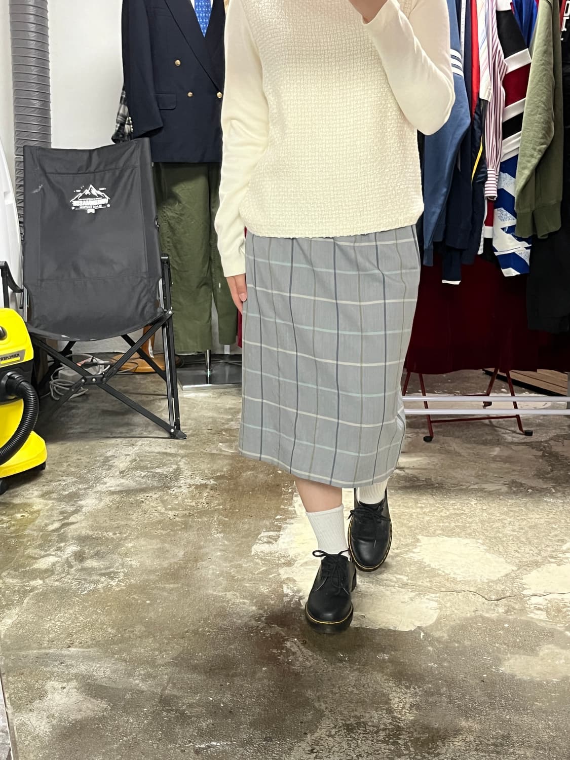 Burberry 버버리 울 100% 스커트 상품이미지2