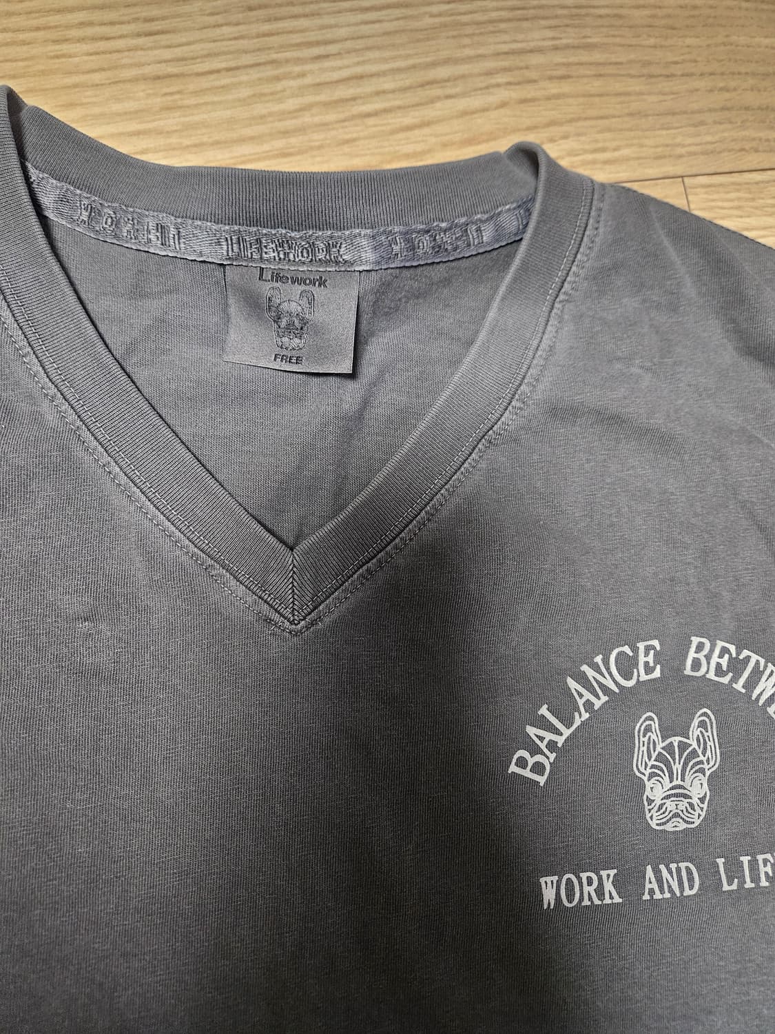 라이프워크 아치로고 피그먼트 원피스 상품이미지2