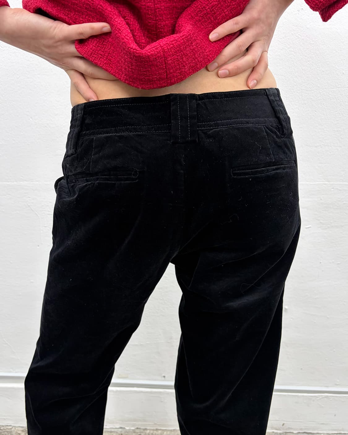 DKNY 벨벳 트라우저 상품이미지5