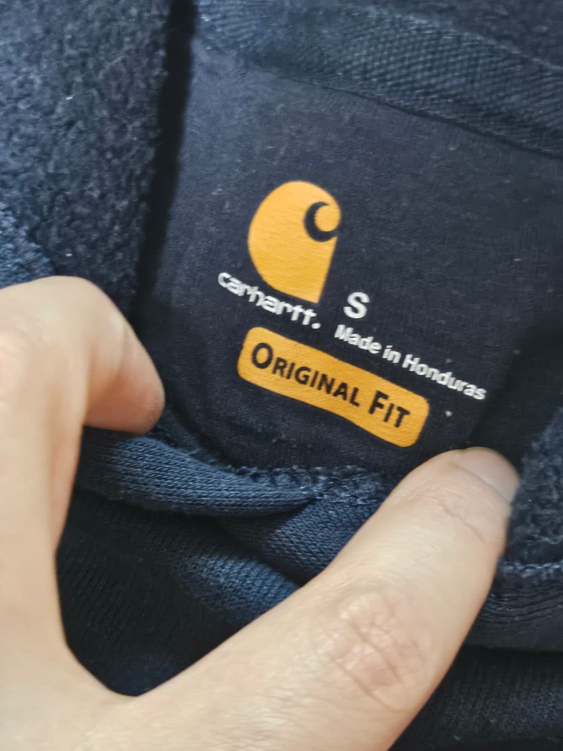 칼하트 후디 후드티 네이비 S 상품이미지3