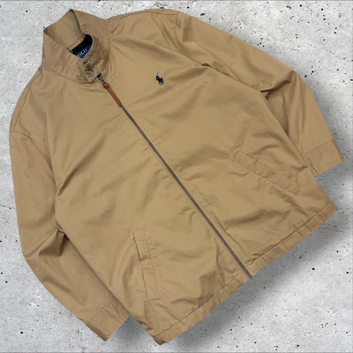 폴로 랄프로렌 면 블루종 자켓 베이지 B248 상품이미지1