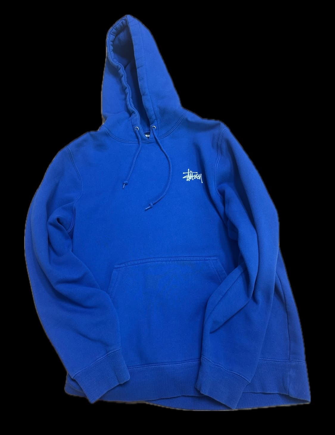 스투시 베이직 후드티 블루 상품이미지1