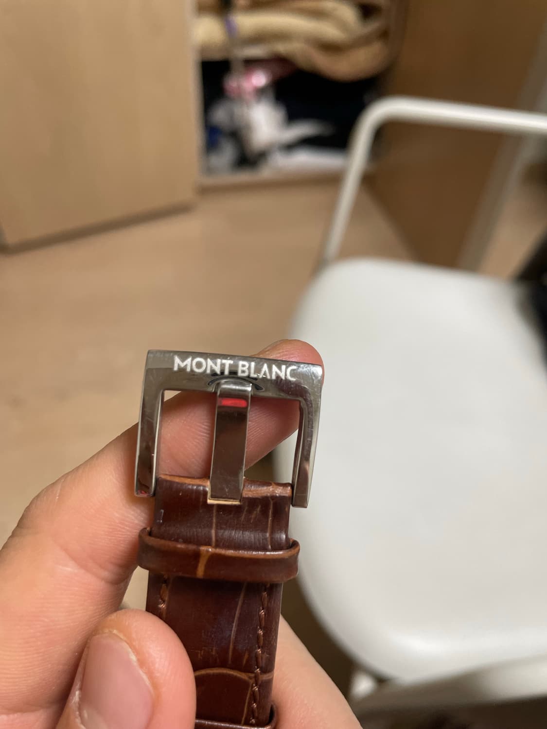 몽블랑 남자 가죽시계 판매 상품이미지3