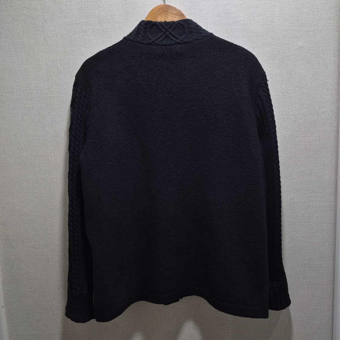 (SM) 세인트제임스 울 니트 하이넥 가디건 상품이미지6