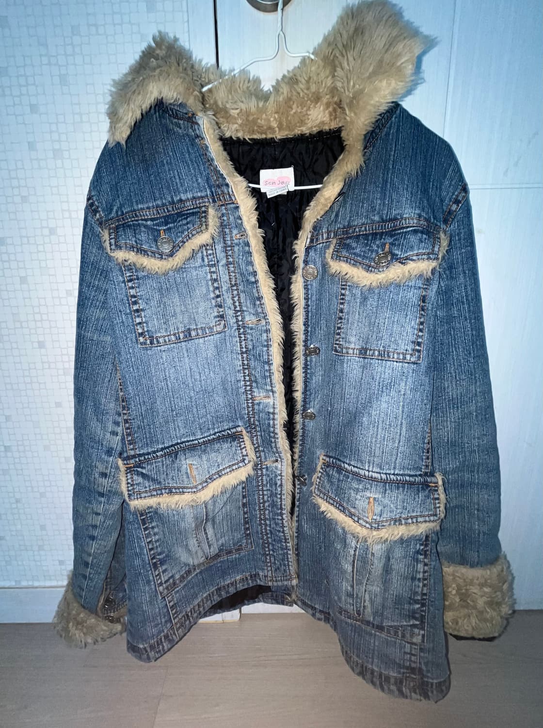 퍼 데님 자켓 상품이미지2