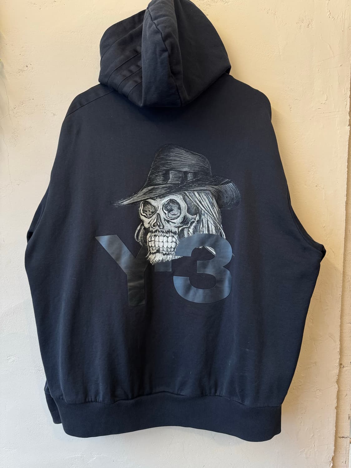 요지 야마모토 y-3 스컬 후드 상품이미지1