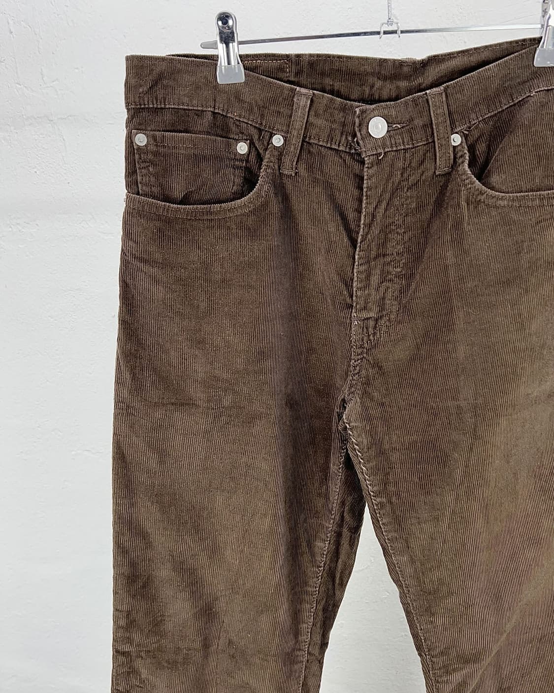 리바이스 511 브라운 화이트 탭 코듀로이 팬츠 상품이미지2