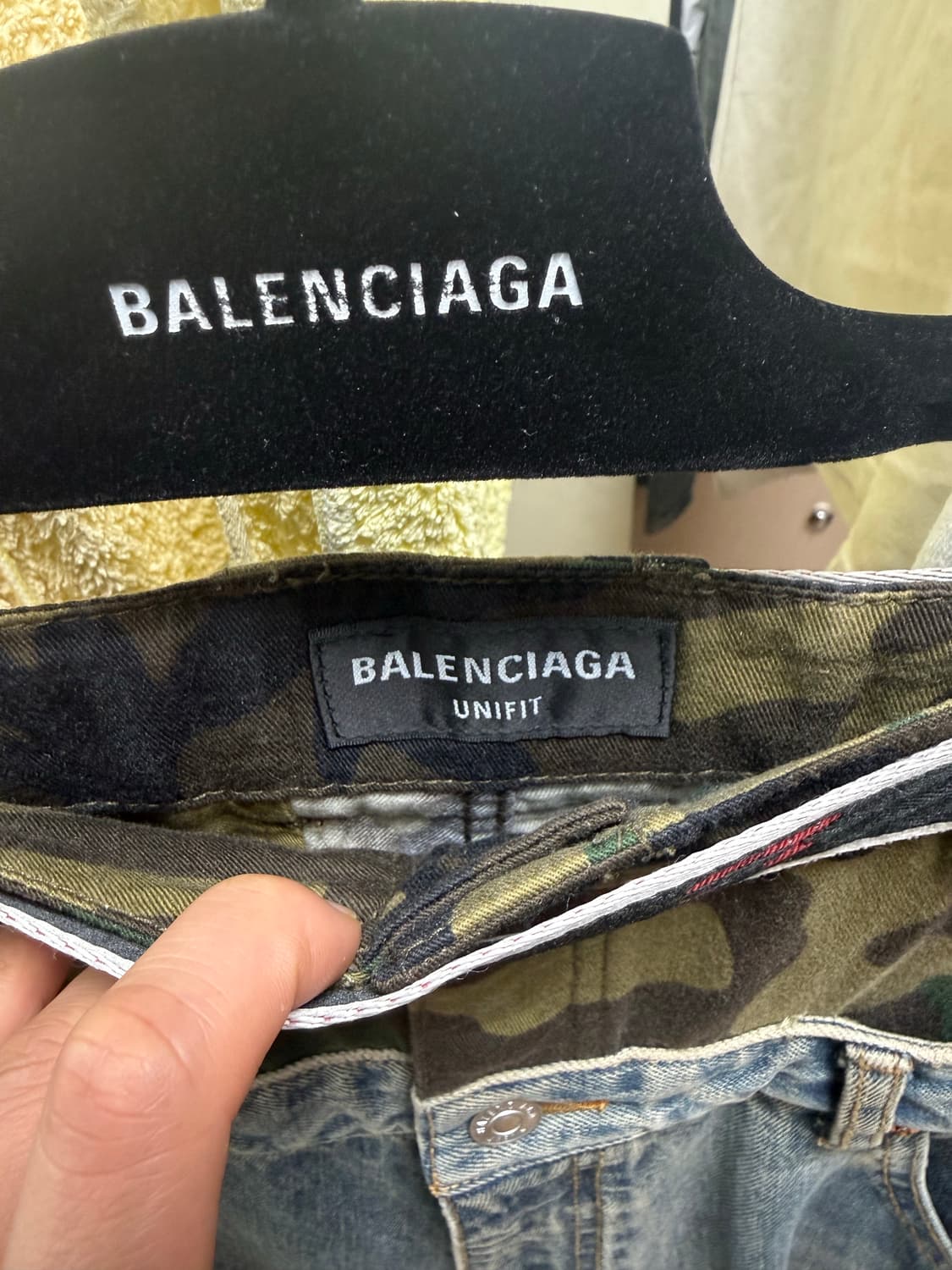 발렌시아가 카모레이어드진 상품이미지5