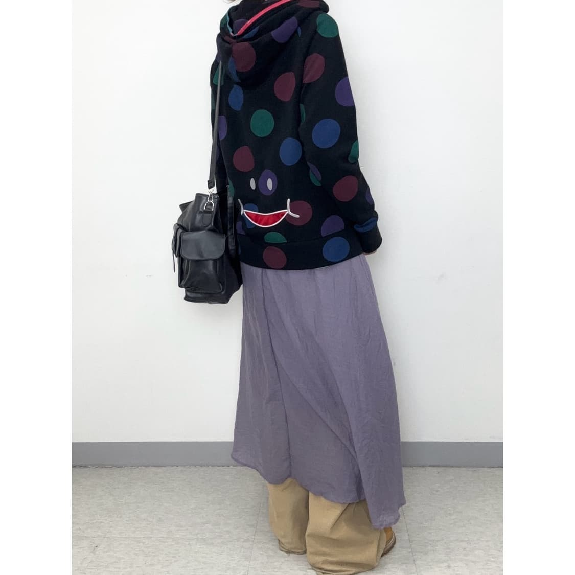 빈티지 연보라 라벤더 스커트 상품이미지3