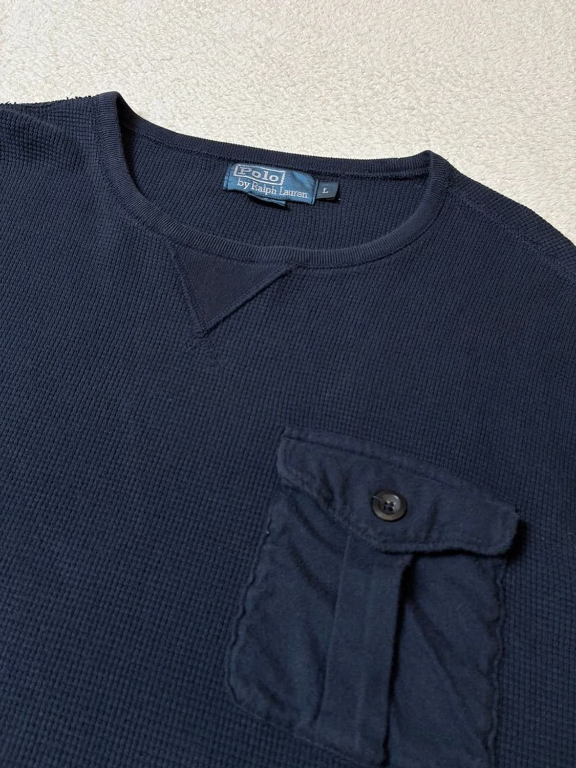 폴로 랄프로렌 헤리티지 포켓 와플 니트 PN7229 상품이미지4