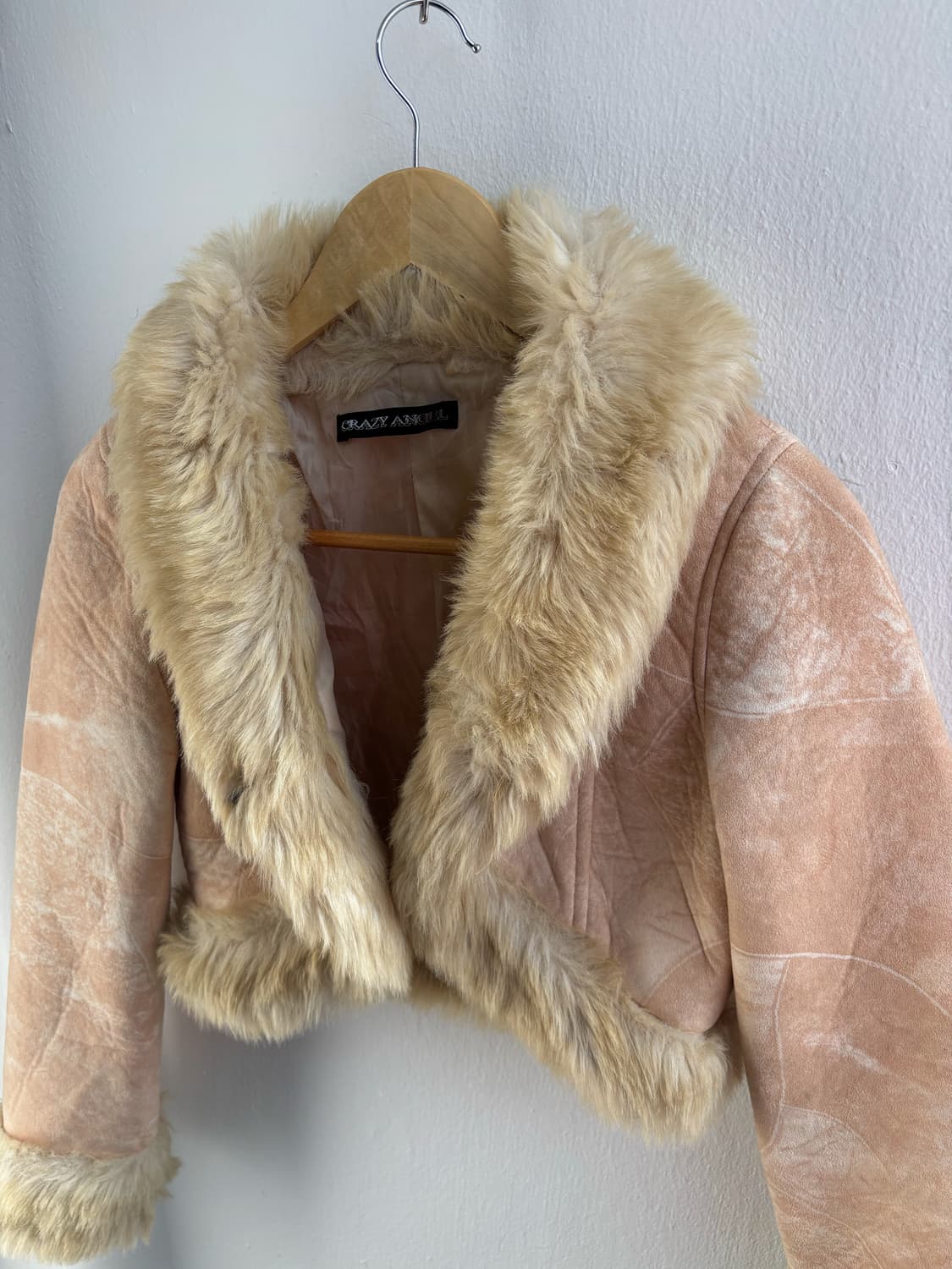 Crazy Angel Suede Fur Crop Jacket 상품이미지2