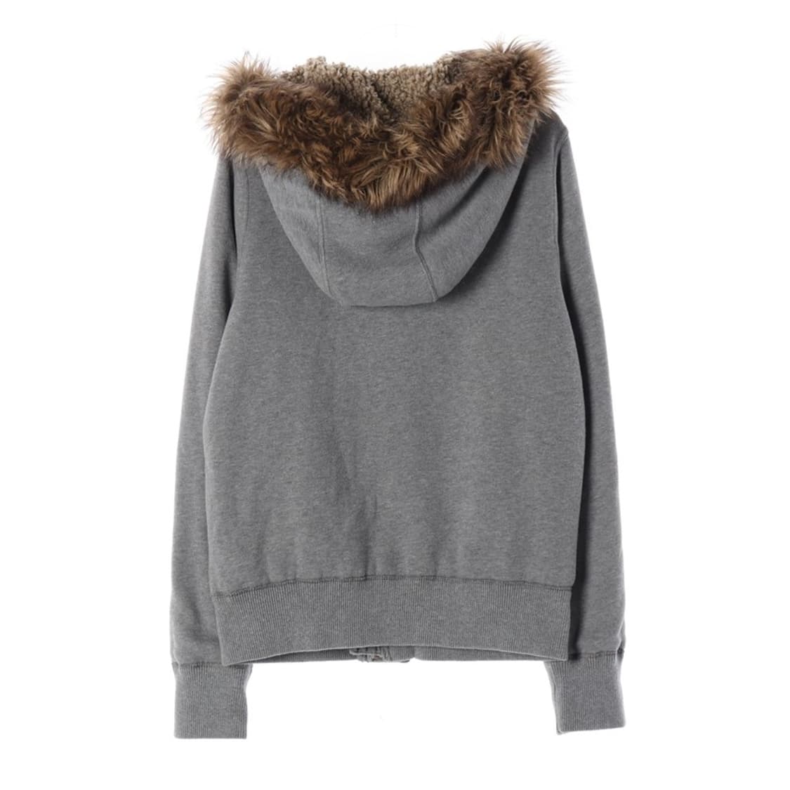 홀리스터 1922 자수 퍼 트리밍 후드 집업 그레이 M 상품이미지3