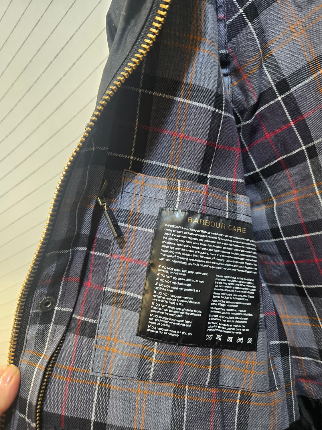 바버 비데일 왁스자켓 상품이미지9