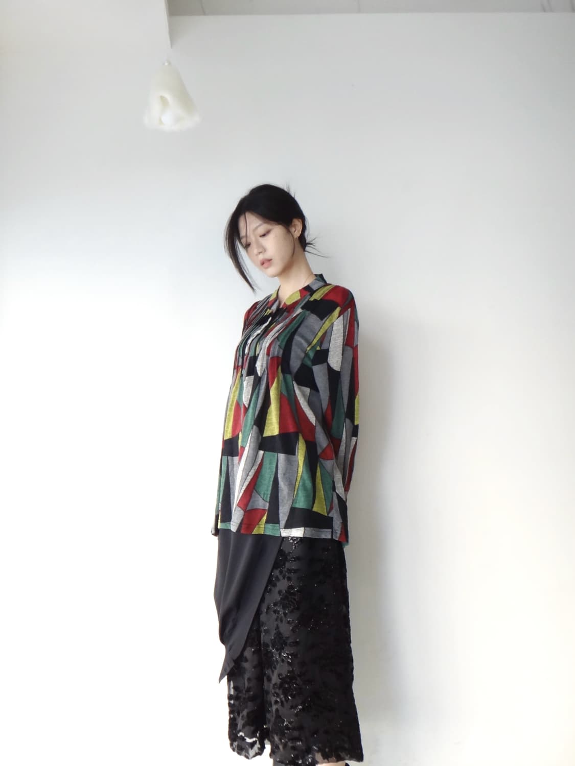 Picaso color knit / red & yellow & black 상품이미지4