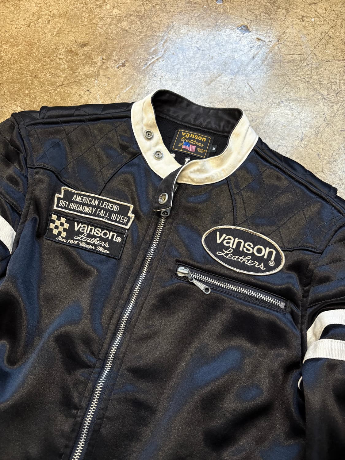 밴슨 vanson 레이싱 재킷 상품이미지4