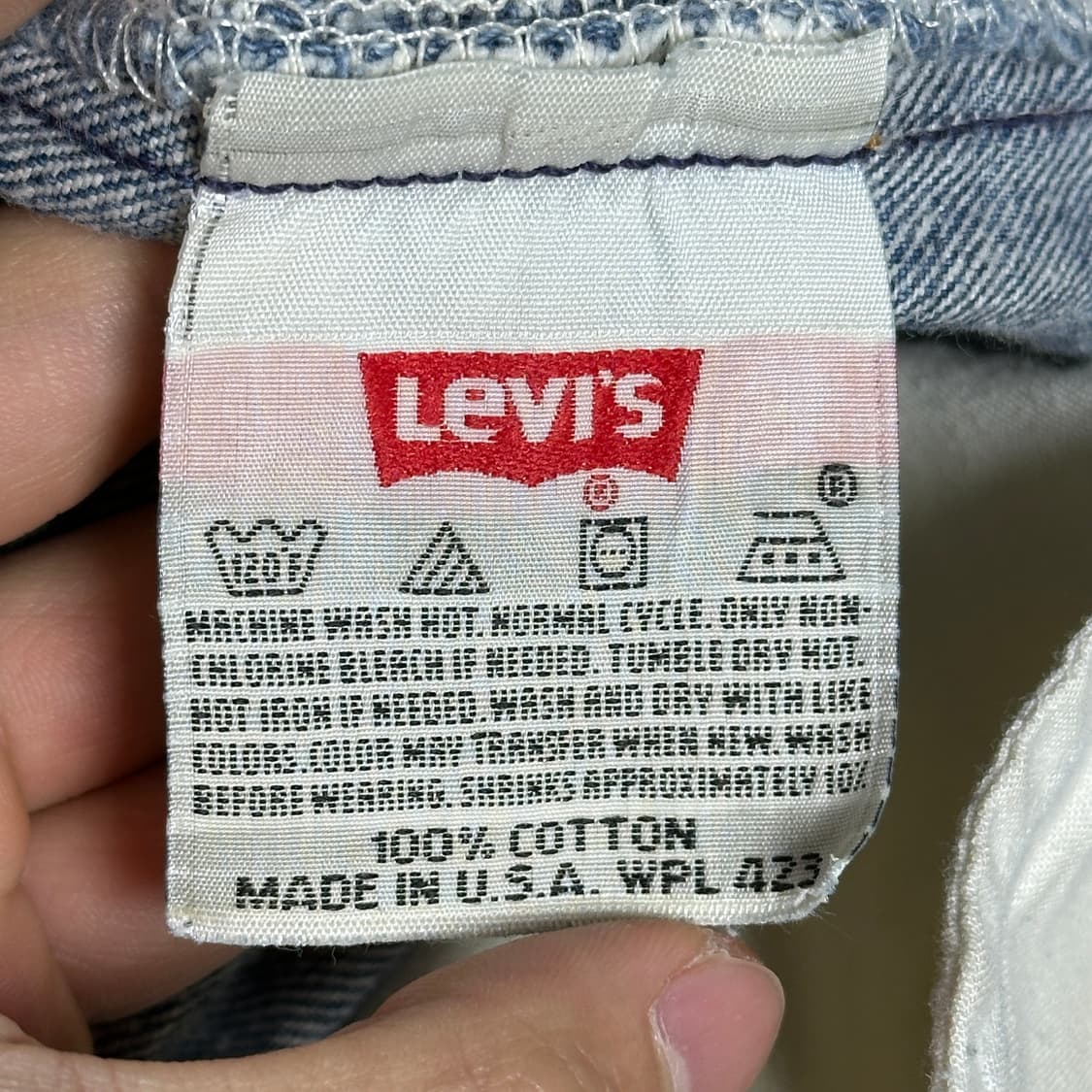 90’s Levi’s 501xx usa made denim pants 상품이미지8