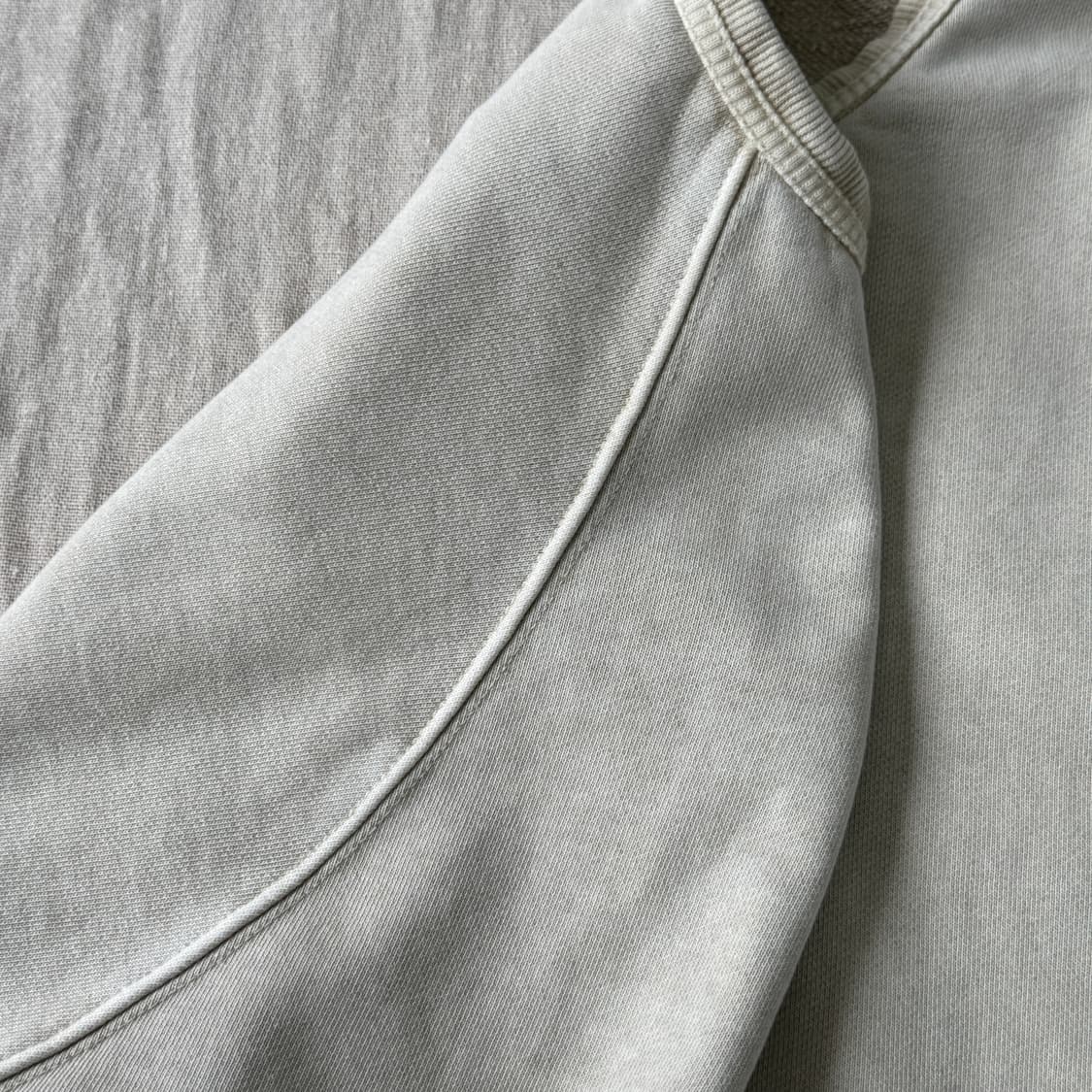 프리즘웍스 오리지널가먼츠 피그먼트 아이보리 스웻 맨투맨 L 상품이미지4