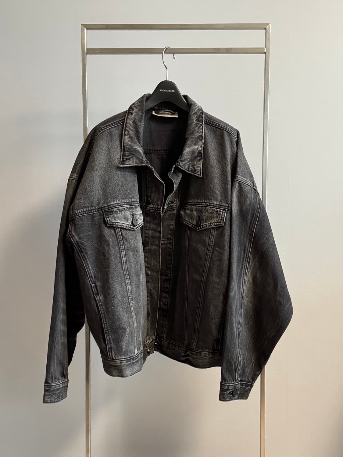 Fear of God Essentials의 블랙 데님 자켓 M  상품이미지1