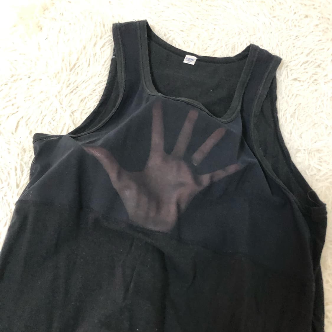 빈티지 시스루 나시 롱슬리브 상품이미지2