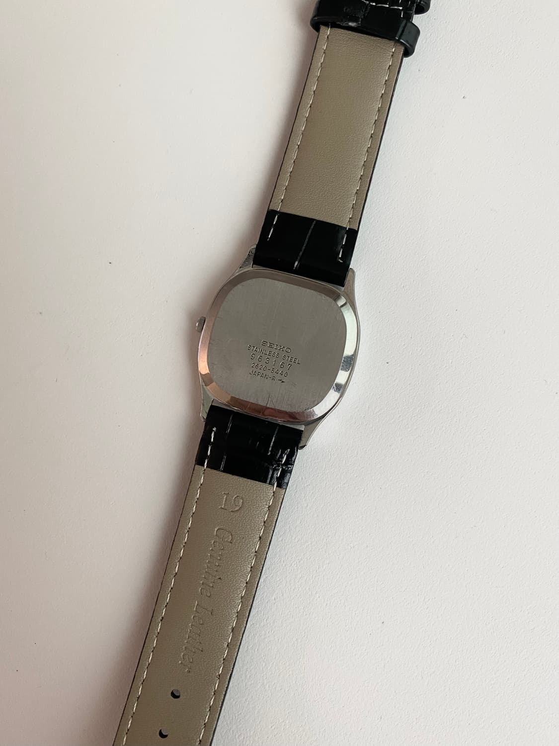 Seiko 세이코 쿼츠 스퀘어 상품이미지3
