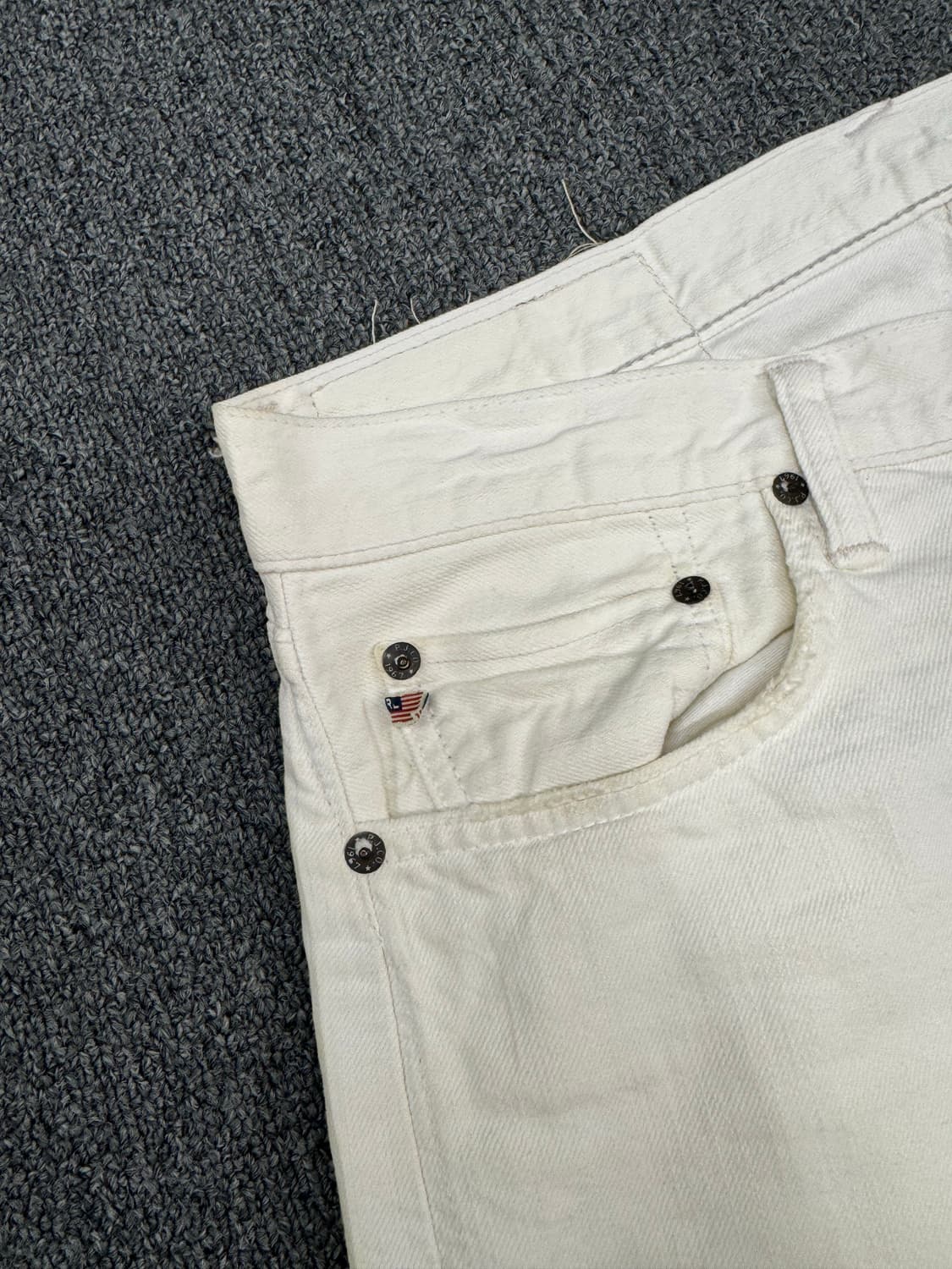 OS)랄프로렌 빈티지 크림 데님팬츠 상품이미지5