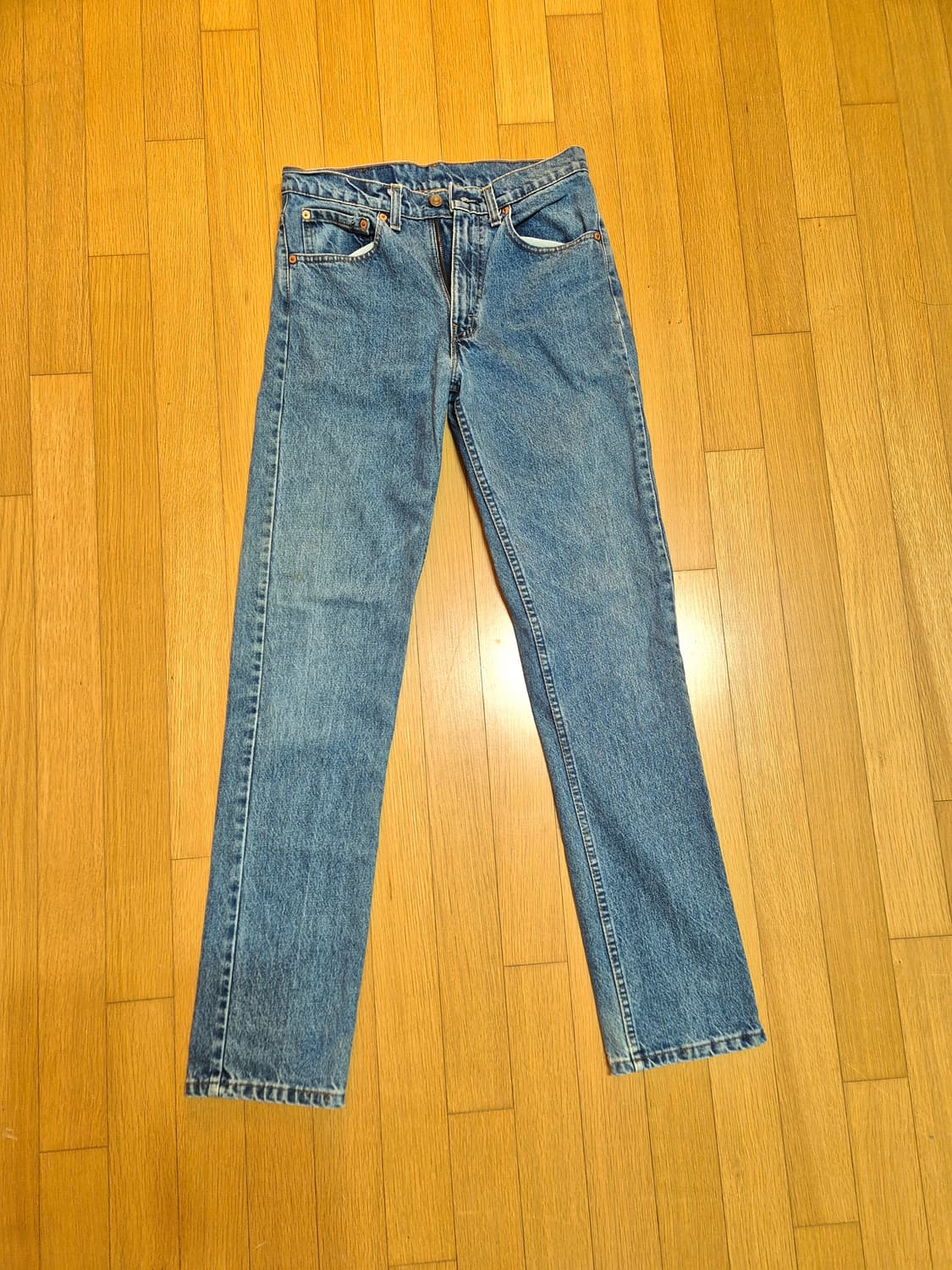 90s 미국 리바이스 R탭 레드 505 데님 팬츠 상품이미지2