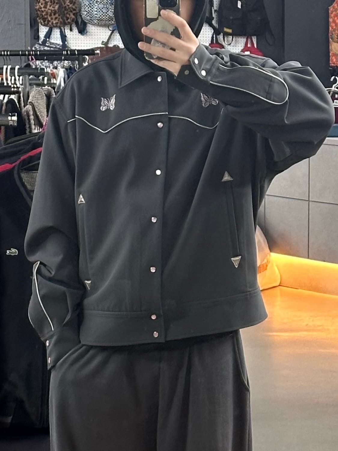 니들스 웨스턴 카우보이 파이핑 자켓 상품이미지1