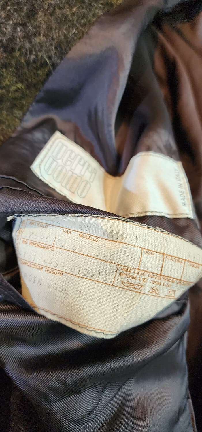 그린/그레이 체크 모직자켓 XL 상품이미지9