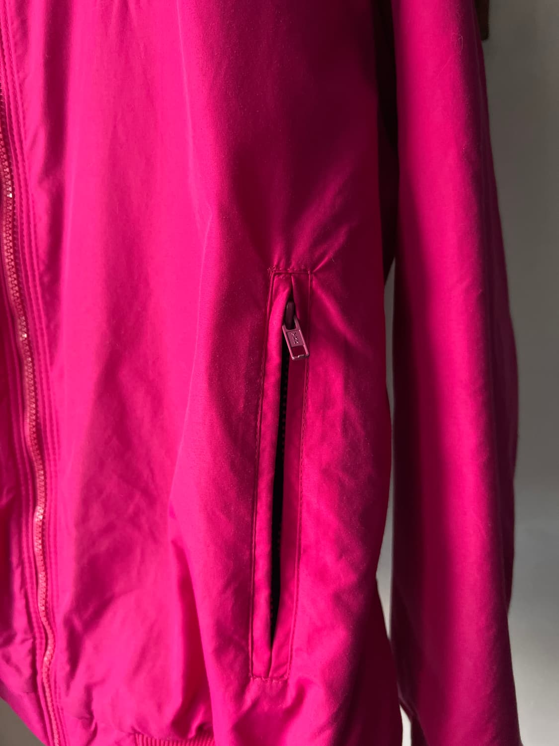 [L]파타고니아 Made in USA 플리스 라이닝 핑크 웜업 자켓 상품이미지6