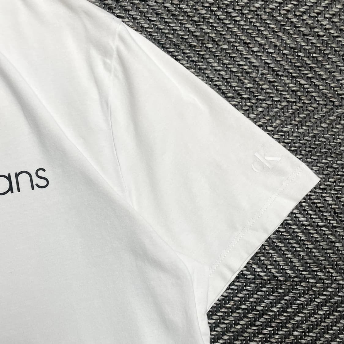 캘빈클라인 스펠아웃 반팔 티셔츠 화이트y 5251 상품이미지4