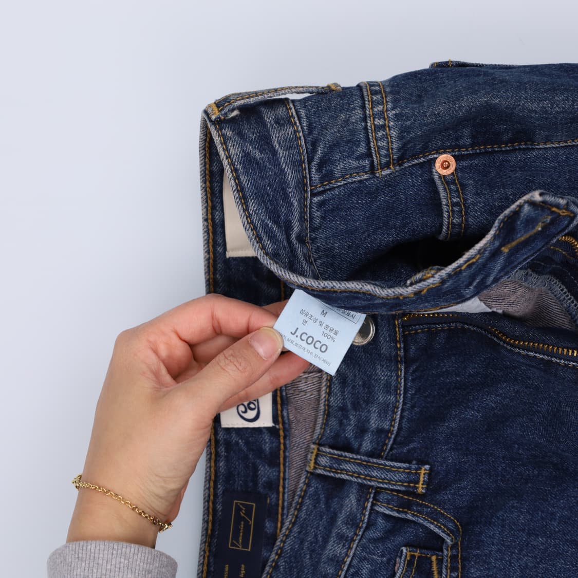 M 제이코코 와이드 데님팬츠 0421H1 상품이미지6