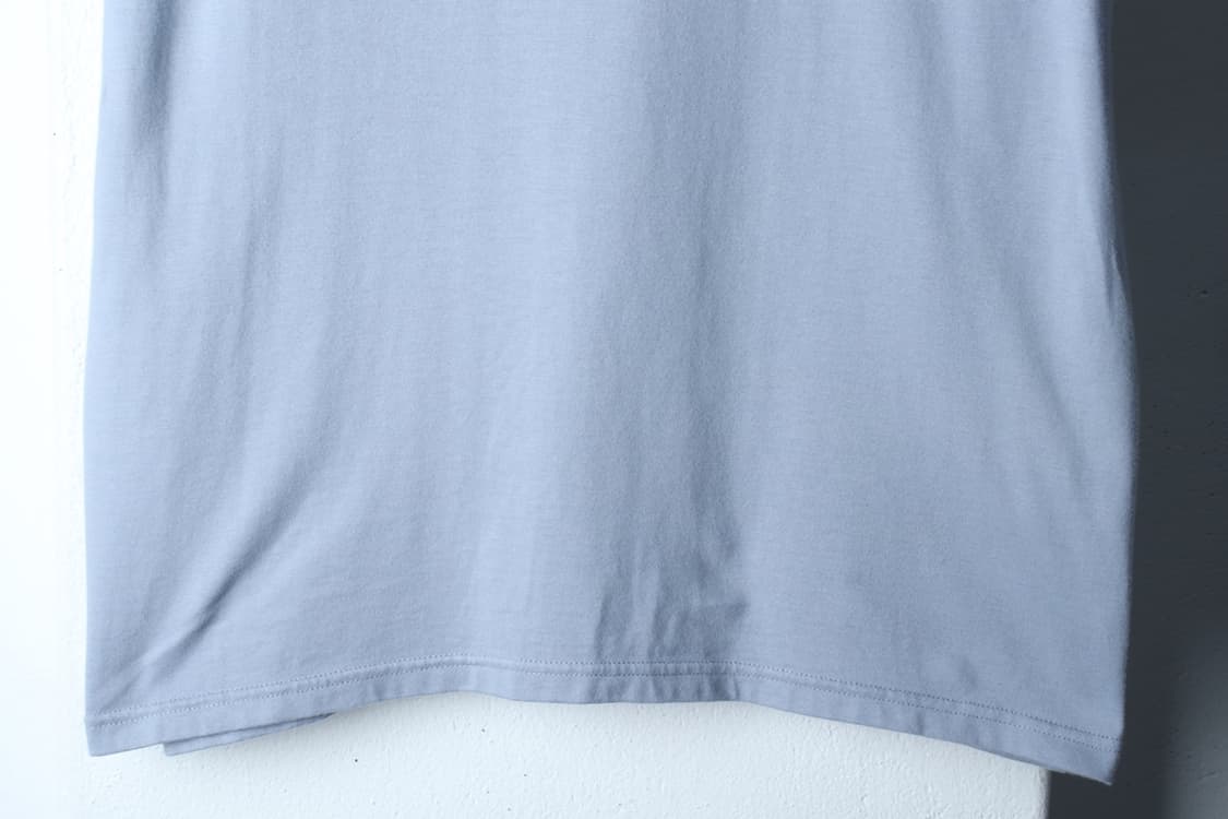 (M-L) 예일 반팔 티셔츠 스몰로고 연블루 올드스쿨-7B70 상품이미지4