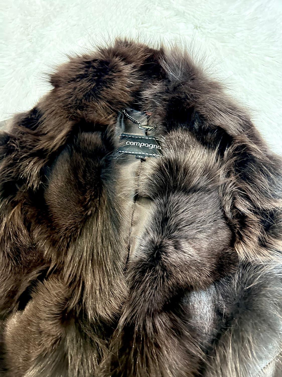 lambskin rabbit fur detailed jacket 상품이미지3