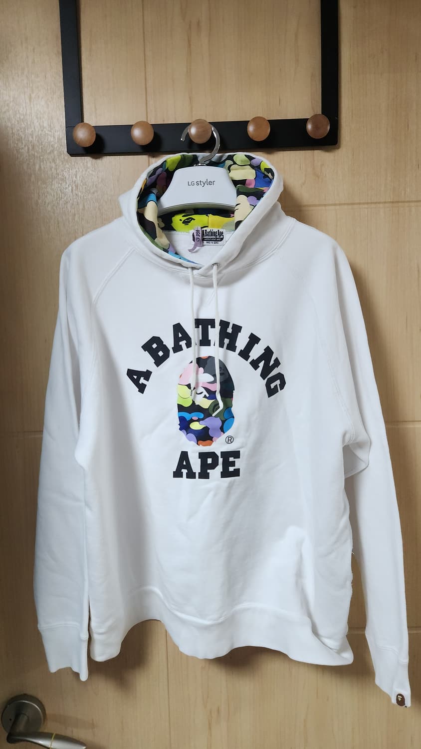 00's 베이프 ABC 컬러지 후드티 S 상품이미지1