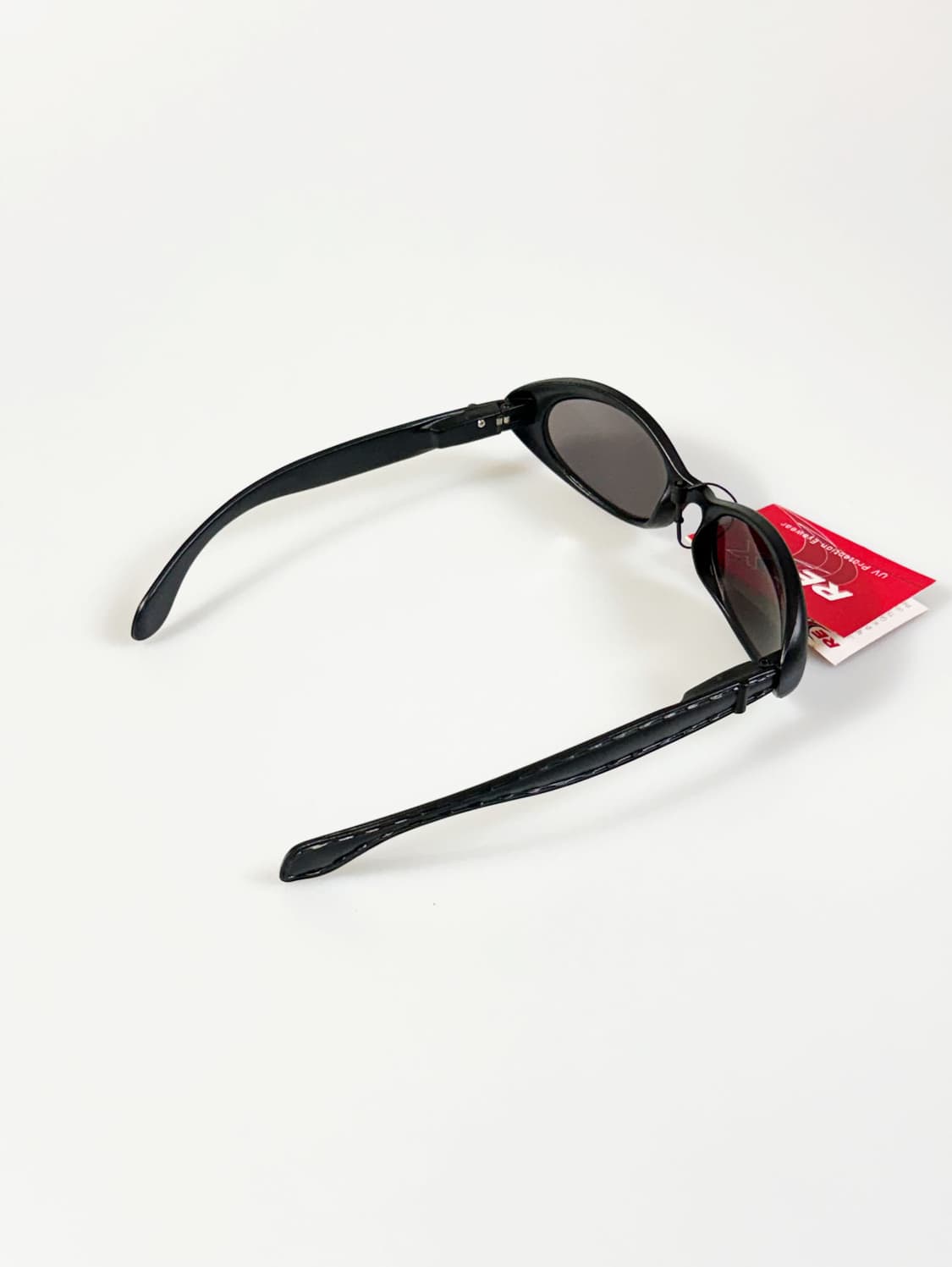 90s REDX 블랙 오벌 프레임 빈티지 선글라스 상품이미지4