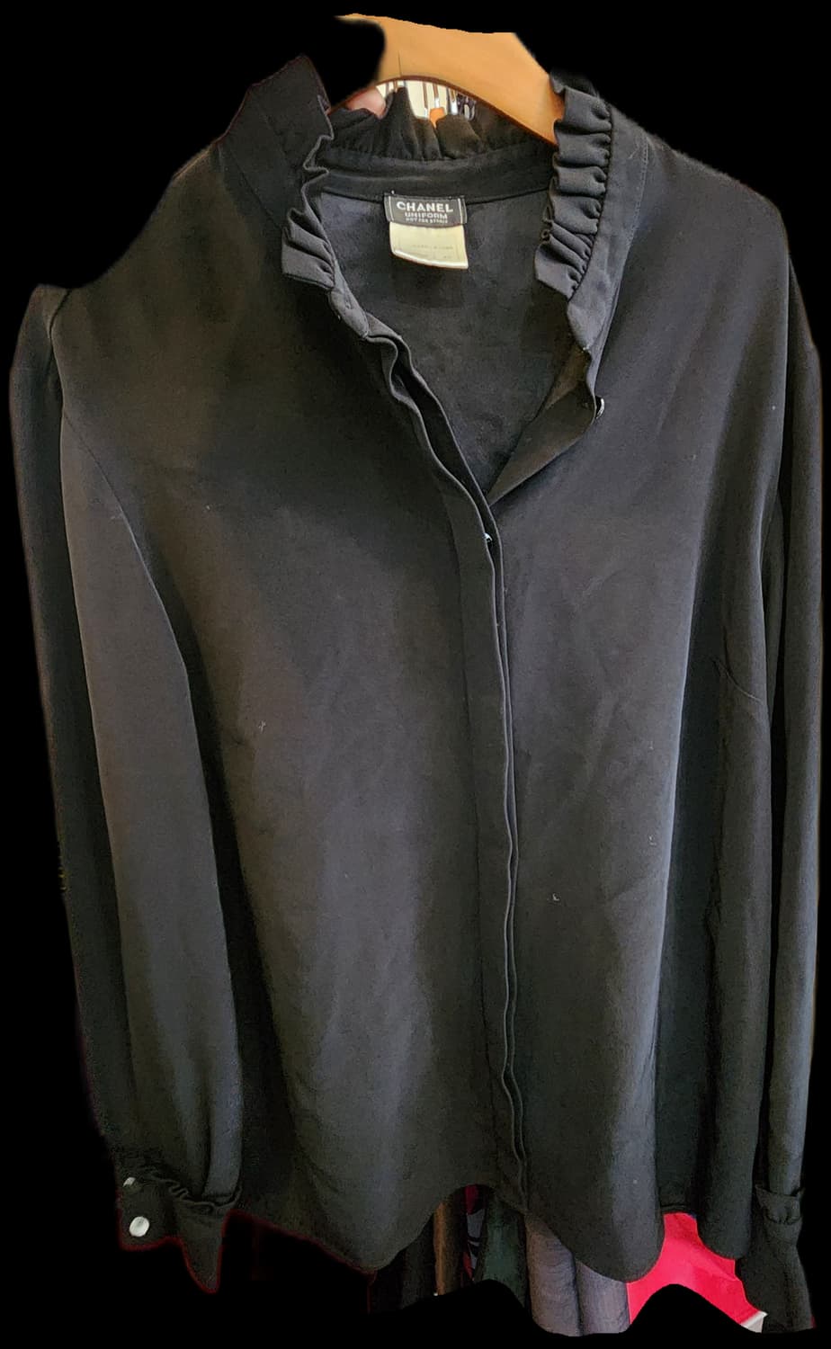 샤넬 블랙 블라우스 상품이미지2