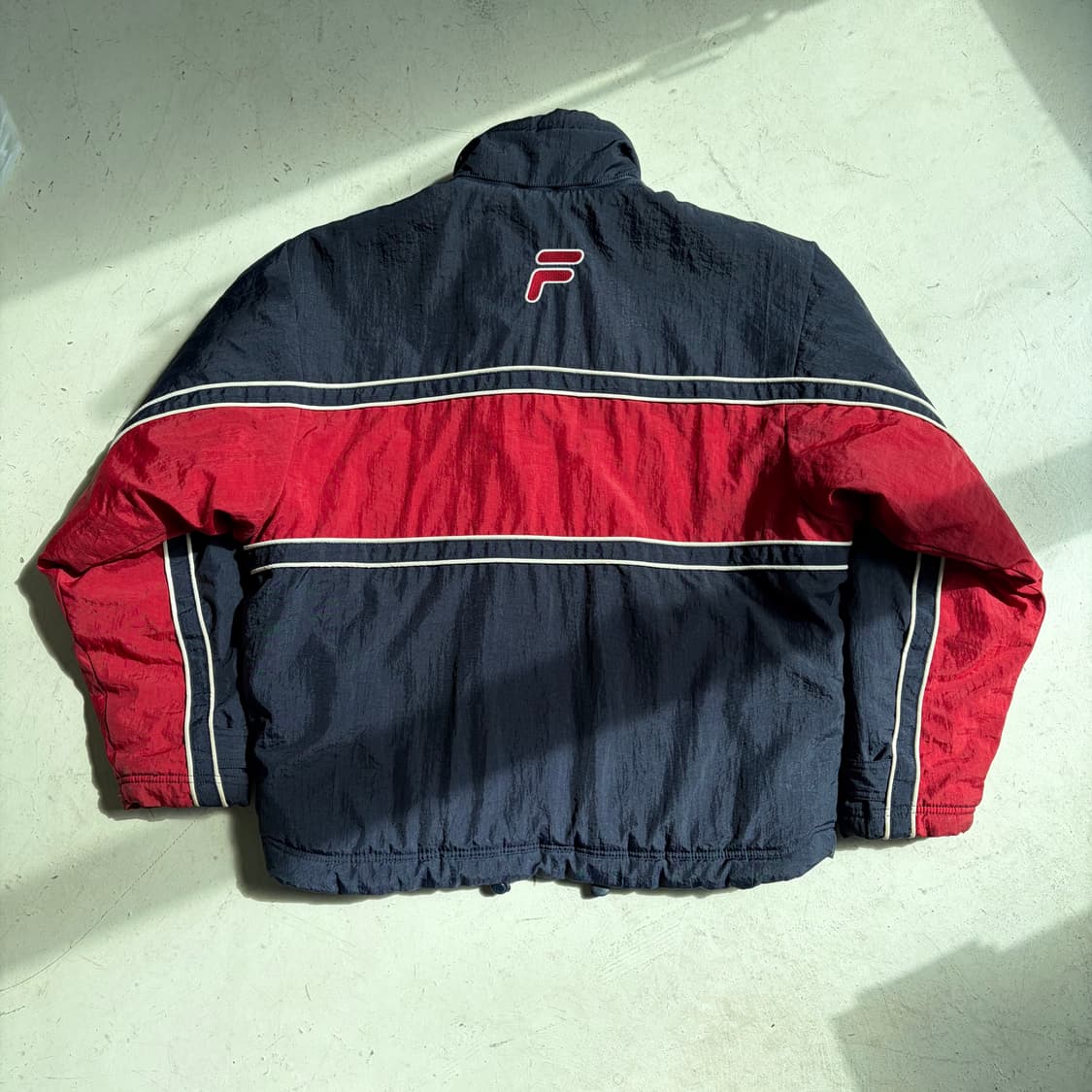 90s 휠라 빈티지 빅로고 올드스쿨 자켓 L 상품이미지7